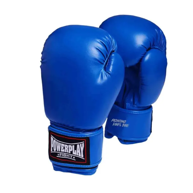 Рукавиці боксерські Power Play PP 3004, Blue - 14 унцій
