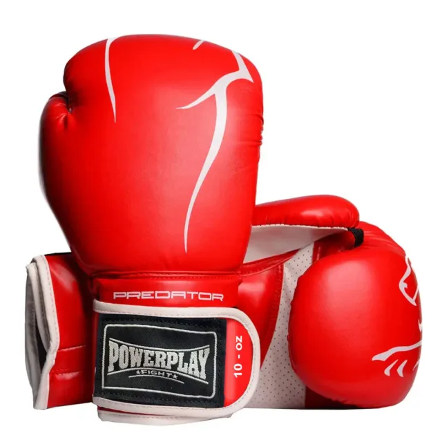 Рукавиці боксерські Power Play PP 3018, Red - 10 унцій