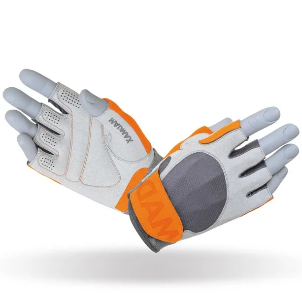 Рукавички для фітнесу MAD MAX CRAZY MFG 850, Grey - M