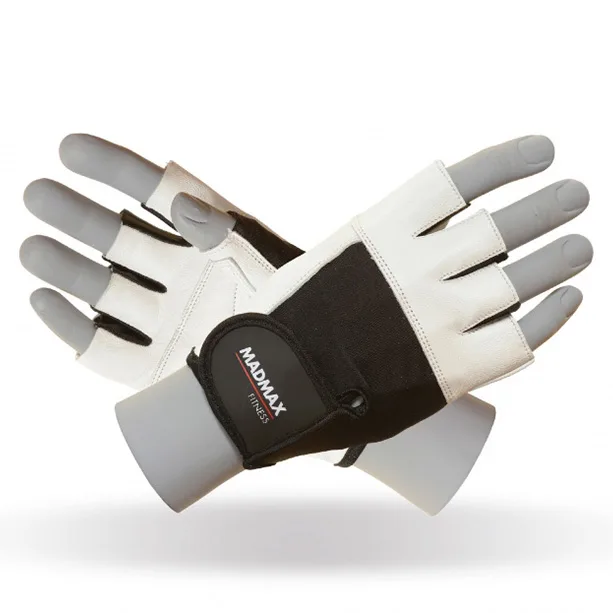 Перчатки для фитнеса MAD MAX Fitness MFG 444, White - XL
