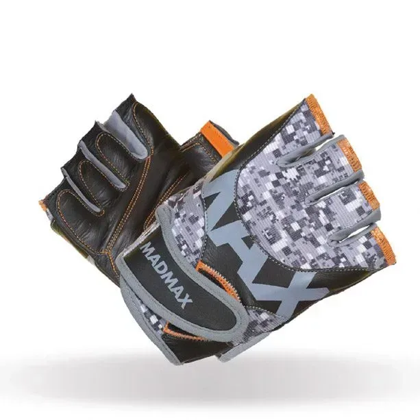 Рукавички для фітнесу MAD MAX MTi MFG 831, Grey Camo - XL