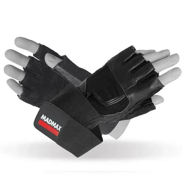 Рукавички для фітнесу MAD MAX Professional Exclusive MFG 269, Black - S