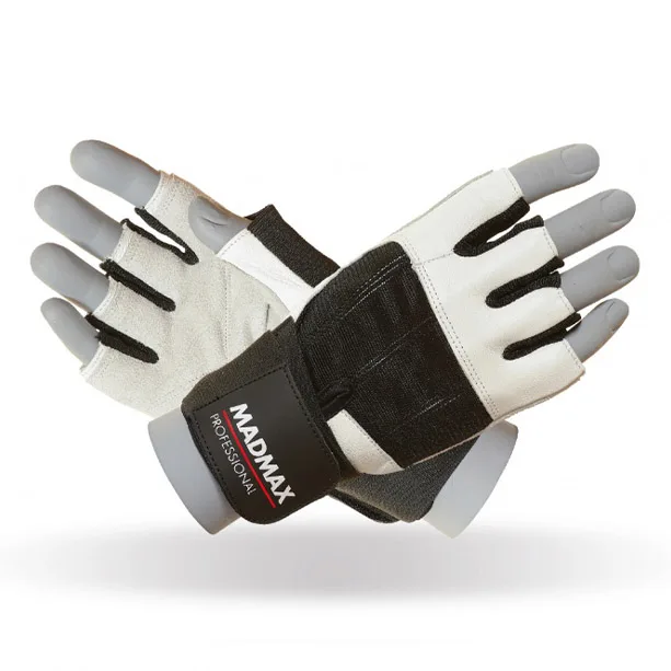 Перчатки для фитнеса MAD MAX Professional MFG 269, White - L