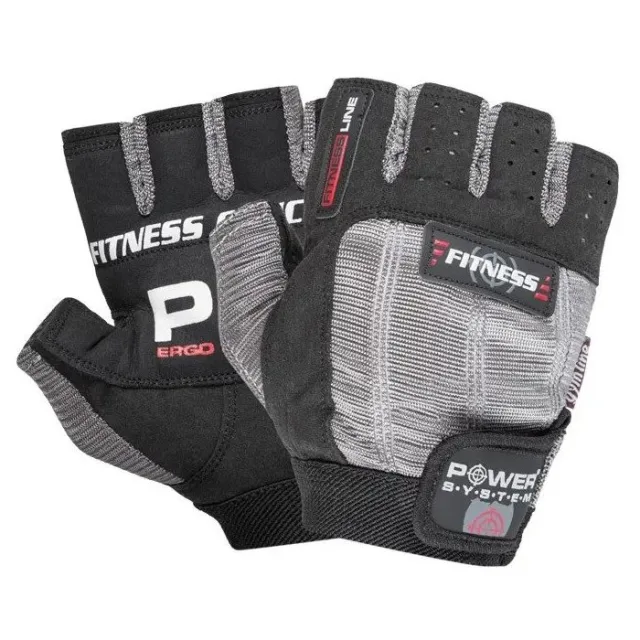 Рукавички для фітнесу Power System PS-2300, Grey/Black - XS