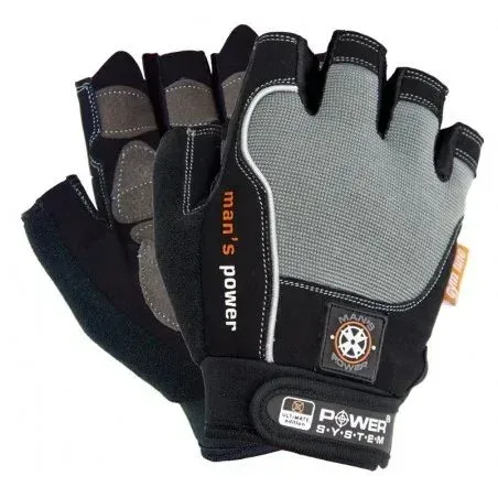 Рукавички для фітнесу PS-2580, L, Black/Grey