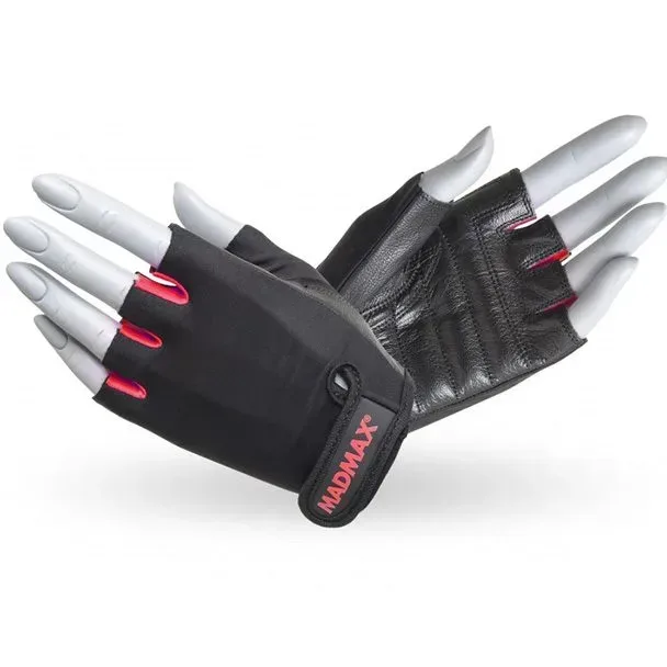 Рукавички для фітнесу Rainbow MFG 251, L, Black/Red