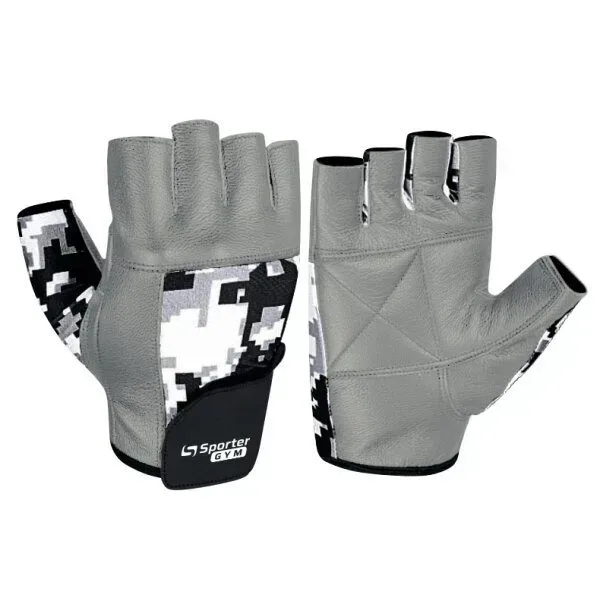 Рукавички для фітнесу Sporter MFG-227.7B, Grey/Como - S