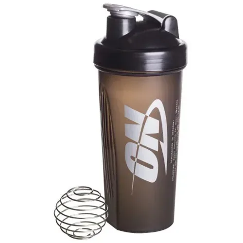 Шейкер Optimum Nutrition Shaker 700 мл, Black с пружинкой