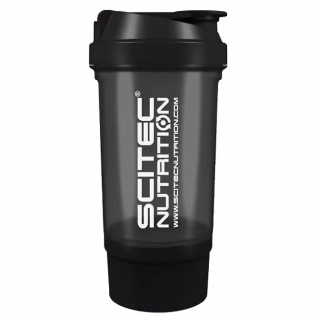 Шейкер Scitec Nutrition Shaker 500 мл 2-х компонентний, Black
