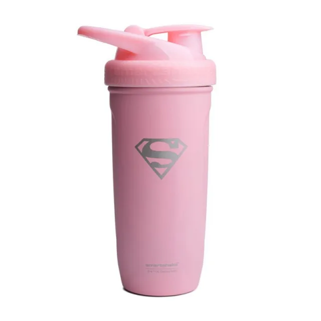 Шейкер Smart Shake Reforce Stainless Steel DC 900 мл, Supergirl