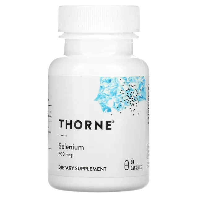 Селен Thorne Selenium 200 mcg, 60 капсул