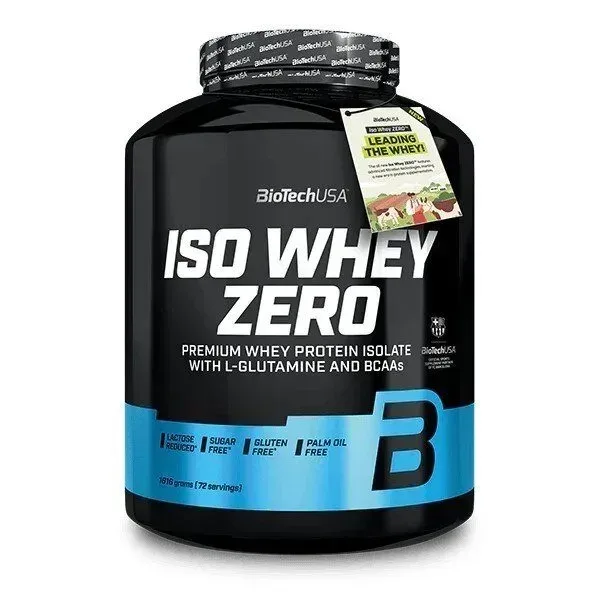 Сироватковий ізолят BioTech Iso Whey Zero, 1.8 кг - Фундук