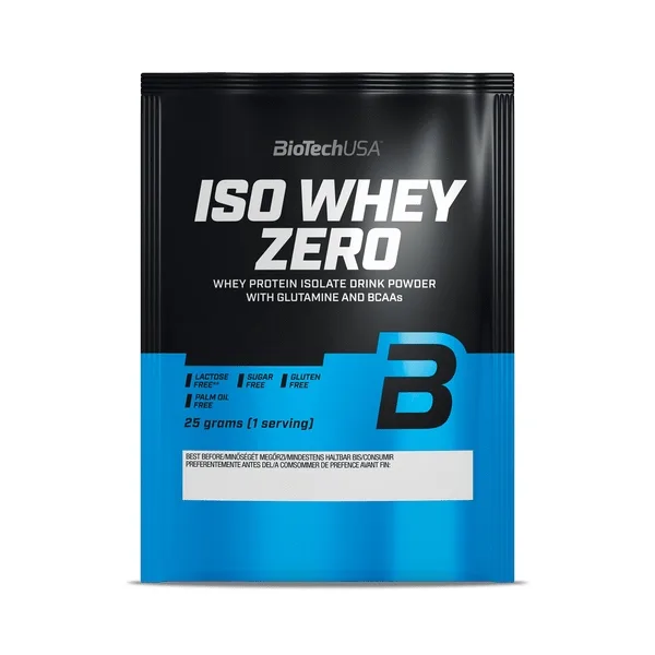 Сироватковий ізолят BioTech Iso Whey Zero, 25 грам - Полуниця