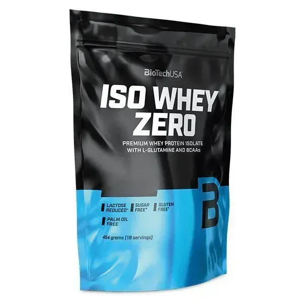 Сироватковий ізолят BioTech Iso Whey Zero, 454 грам - Солона карамель