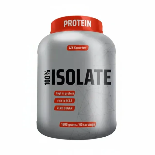 Сироватковий ізолят Sporter 100% Isolate, 1.8 кг - Печиво-крем