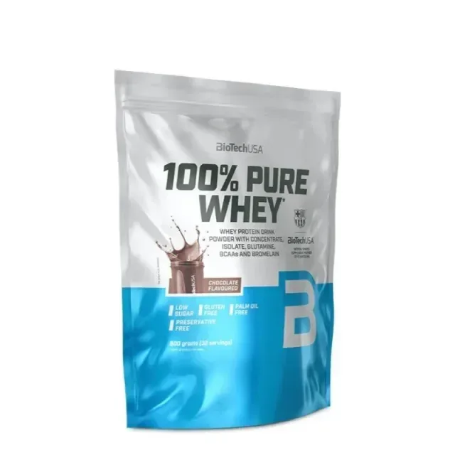 Сироватковий протеїн BioTech 100% Pure Whey, 900 грам - Рисовий пудинг
