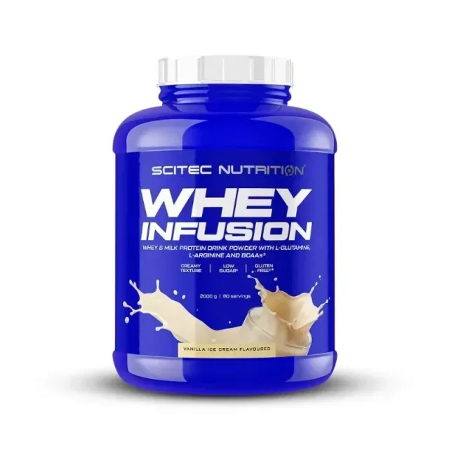 Сироватковий протеїн Scitec Nutrition Whey Infusion, 2 кг - Шоколадне морозиво