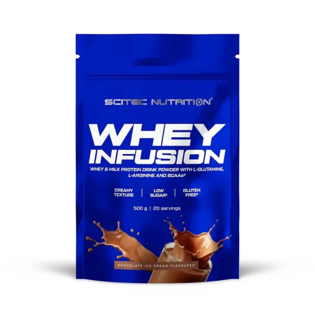 Сироватковий протеїн Scitec Nutrition Whey Infusion, 500 грам - Шоколадне морозиво