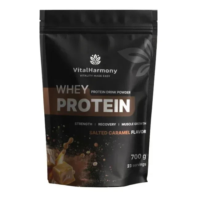Сывороточный протеин VitalHarmony Whey Protein, 700 грамм - Соленая карамель