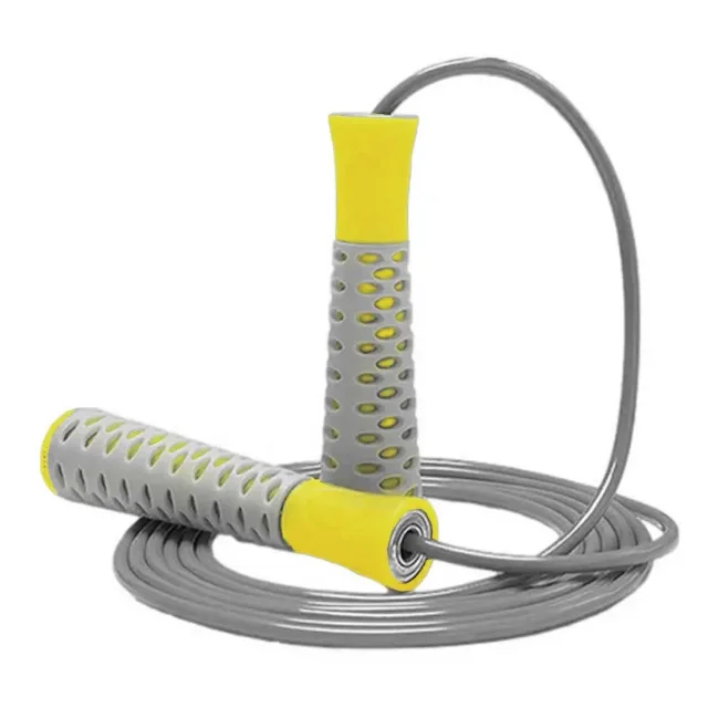 Скакалка Power Play 4206 2.75 м, Grey/Yellow