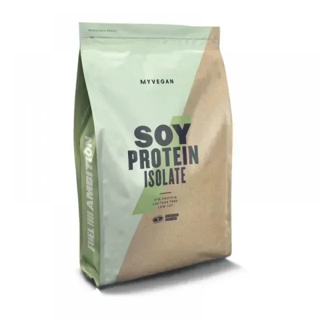 Соевий ізолат MyProtein Impact Soy Protein, 1 кг - Натуральна полуниця