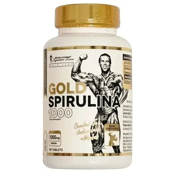Спирулина Kevin Levrone Gold Line Spirulina 1000 mg, 90 таблеток