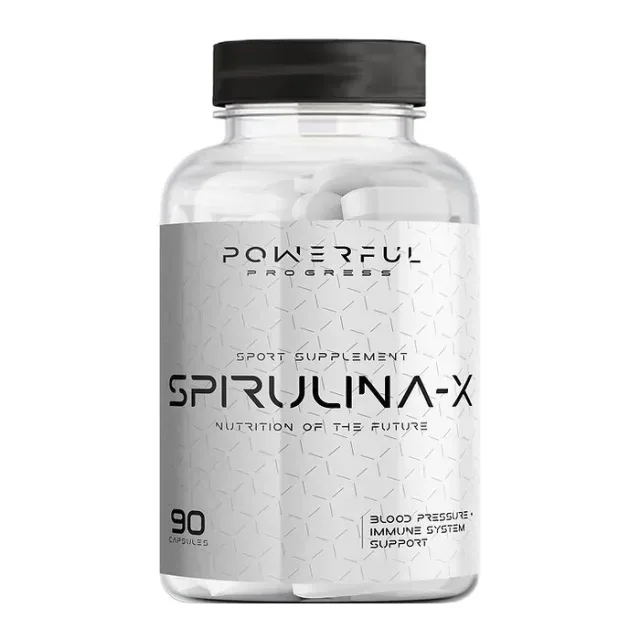 Спіруліна Powerful Progress Spirulina-X, 90 капсул для підтримки імунної системи