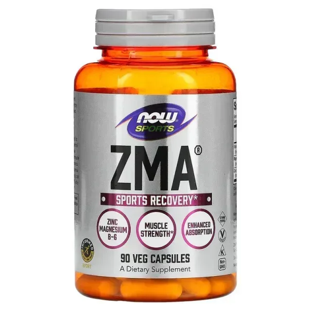 Стимулятор тестостерону NOW ZMA, 90 вегакапсул