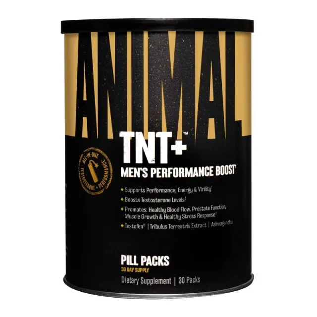 Стимулятор тестостерону Universal Nutrition Animal TNT+, 30 пакетиків для чоловіків