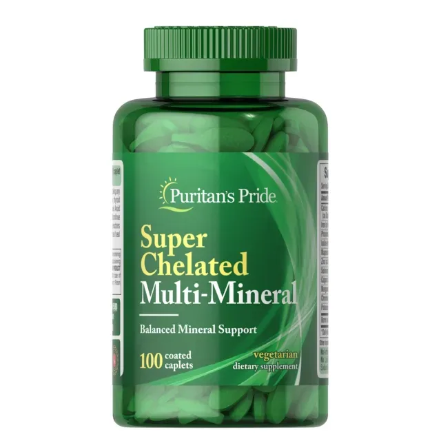 Super Chelated Multi-Mineral, 100 каплет