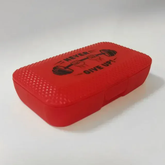 Таблетниця No Brand Never give up, Red