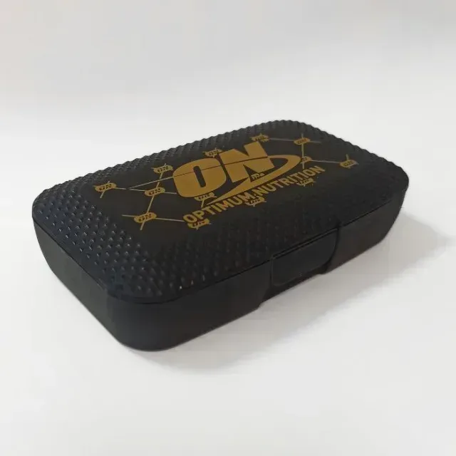 Таблетниця Optimum Nutrition Pill Box, Black/Gold