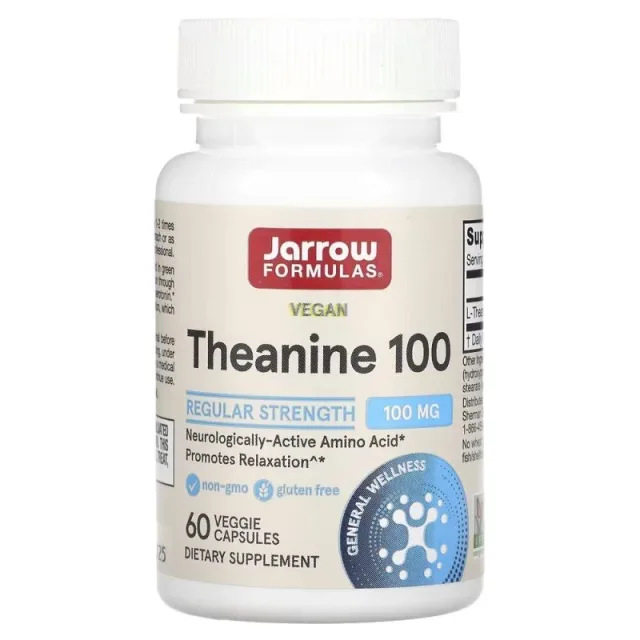 Theanine 100 mg, 60 вегакапсул