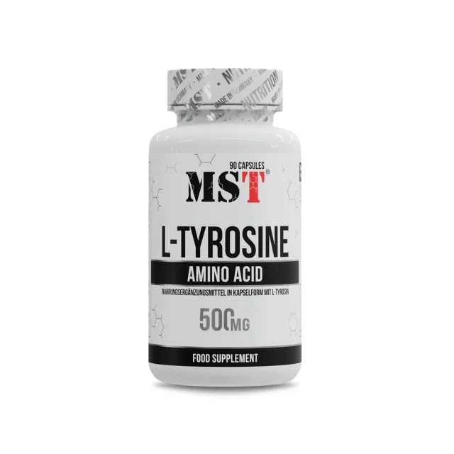 Тирозин MST Nutrition L-Tyrosine 500 mg, 90 вегакапсул