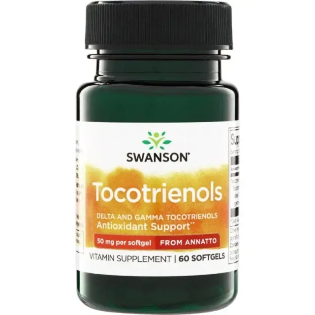 Токотриенолы Swanson Tocotrienols 50 mg, 60 капсул