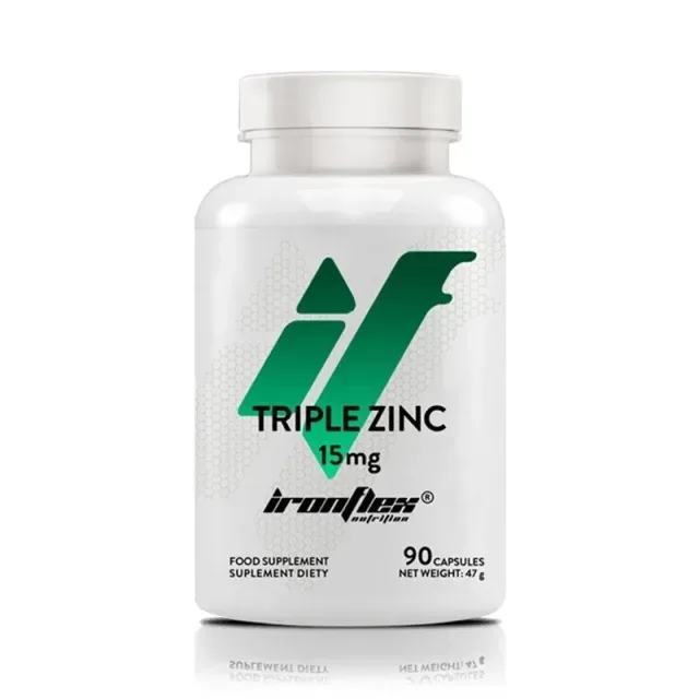 Три форми цинку IronFlex Triple Zinc, 90 капсул