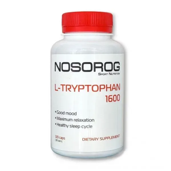 Триптофан Nosorog L-Tryptophan 1600, 120 капсул