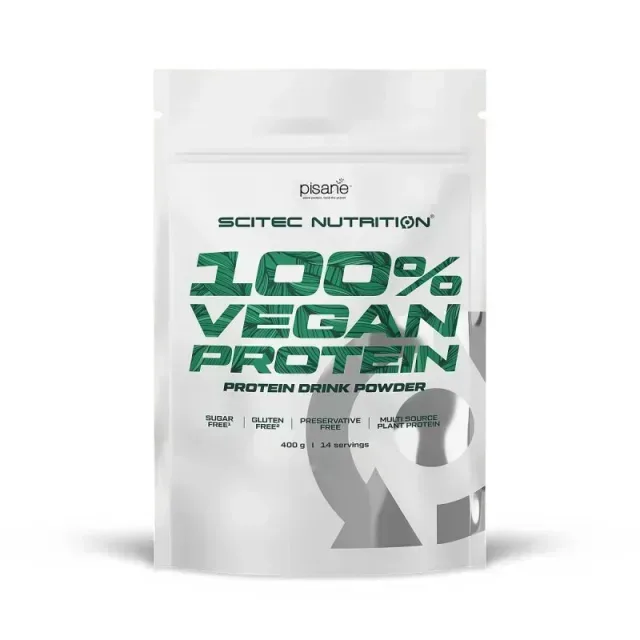 Веганський протеїн Scitec Nutrition 100% Vegan Protein, 400 грам - Шоколад