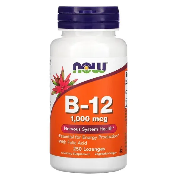 Vitamin B12 1000 mcg, 250 льодяників