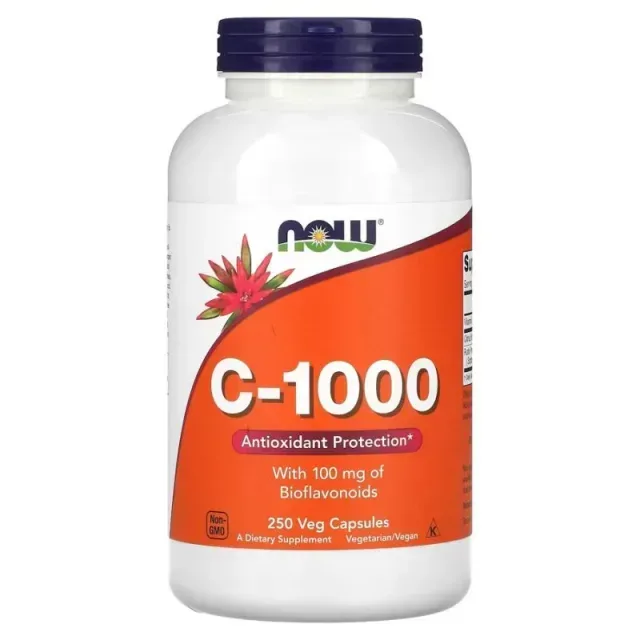 Витамин C с биофлавоноидами NOW Vitamin C-1000 with Bioflavonoids, 250 вегакапсул