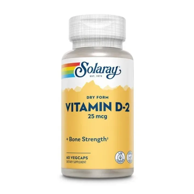 Vitamin D2 25 mcg, 60 вегакапсул