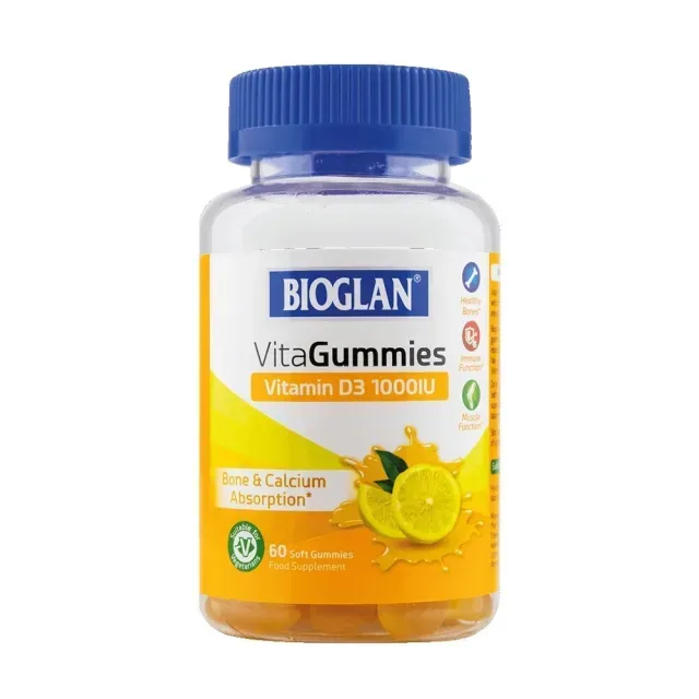 Витамін D3 Bioglan VitaGummies Vitamin D3 1000 IU, 60 желейок