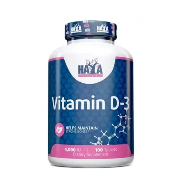 Вітамін D3 Haya Labs Vitamin D3 4000 IU, 100 таблеток