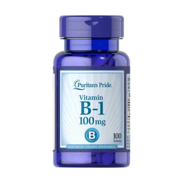 Вітамін В1 Puritan's Pride Vitamin B-1 100 mg, 100 таблеток