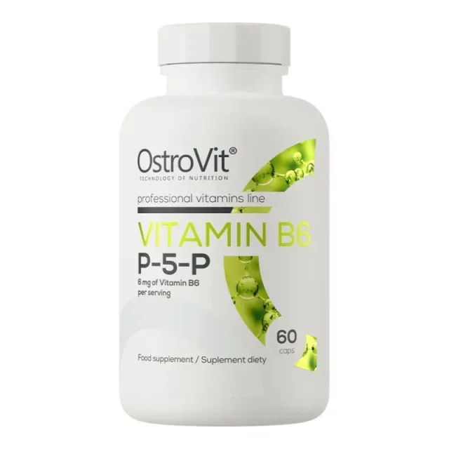 Вітамін В6 OstroVit Vitamin B6 P-5-P, 60 капсул