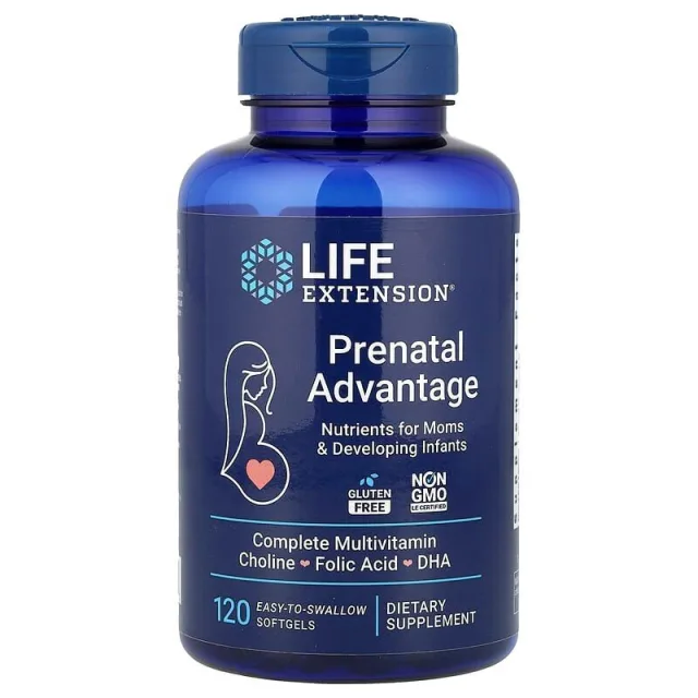 Вітаміни для вагітних Life Extension Prenatal Advantage, 120 капсул