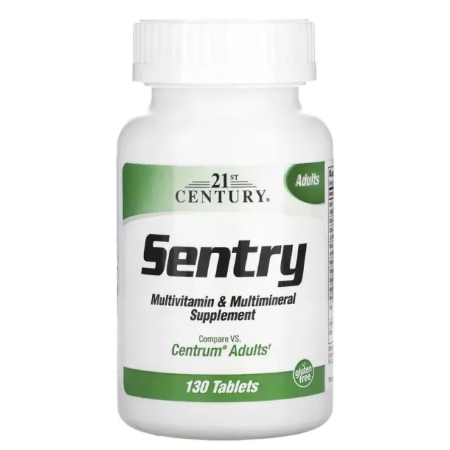 Вітаміни та мінерали 21st Century Sentry Multivitamin and Multimineral, 130 таблеток