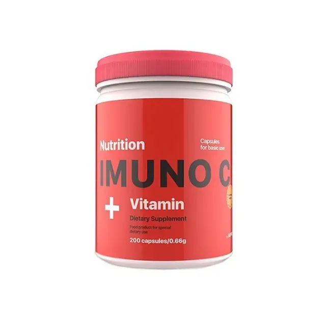 Вітаміни та мінерали AB Pro Imuno C Vitamin, 200 капсул