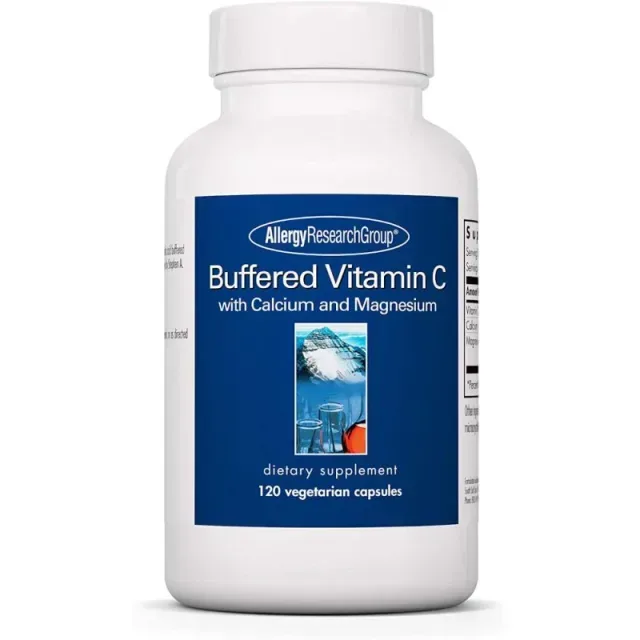 Витамины и минералы Allergy Research Group Buffered Vitamin C, 120 вегакапсул