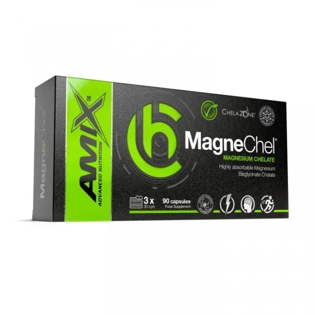 Витамины и минералы AMIX ChelaZone MagneChel, 90 капсул